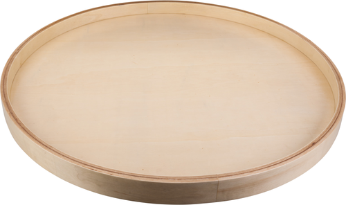 LazySusans 28'' Round Banded Wood Lazy Susan Shelf with Swivel BLSR28-S