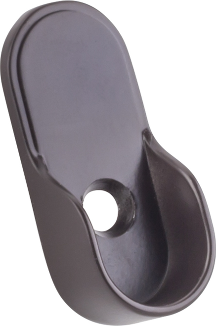 Closet Rod Brackets Dark Bronze Knock-In Mounting Bracket for Oval Closet Rods M7160-ORB