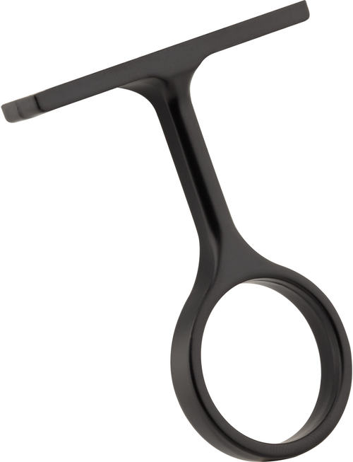 Closet Rod Brackets Matte Black Center Support Bracket for 1'' Round Closet Rods M7270-MB