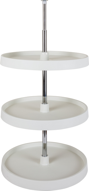 LazySusans 18'' Round Three-Shelf Plastic Lazy Susan Set PLSR2318