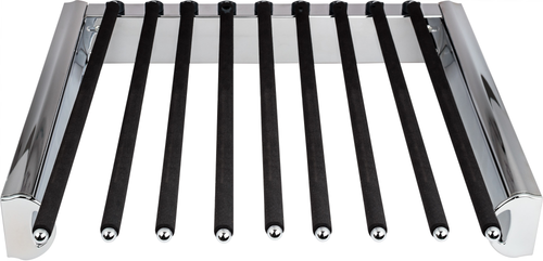 Tie, Belt, & Pant Organizers Polished Chrome 18'' Wide Pant Rack PPR-1814-PC