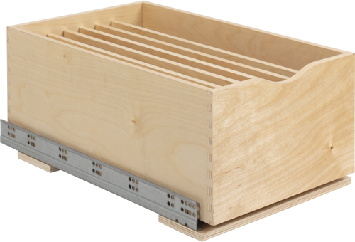 SpecialtyRollouts 15'' Wood Single Drawer Cookware Rollout ROCWS15-WB