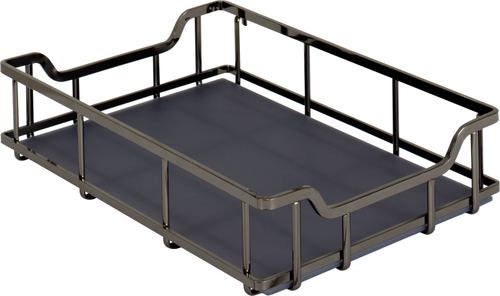 Extra Black Nickel Baskets for 15'' STORAGE WITH STYLE® Blind Corner Organizer SWS-BCBAS15BN