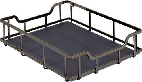 Extra Black Nickel Baskets for 18'' STORAGE WITH STYLE® Blind Corner Organizer SWS-BCBAS18BN