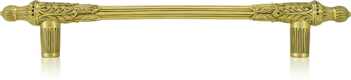 8'' cc Hampton Small App. Pull, Lt. Colorado, Lt. Smoke & Smoke Topaz Museum Gold Finish 8475/9