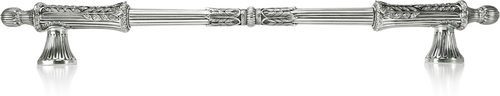 16'' cc Hampton Crystalized App. Pull, Clear Crystal, Burnish Silver Finish 8536/16