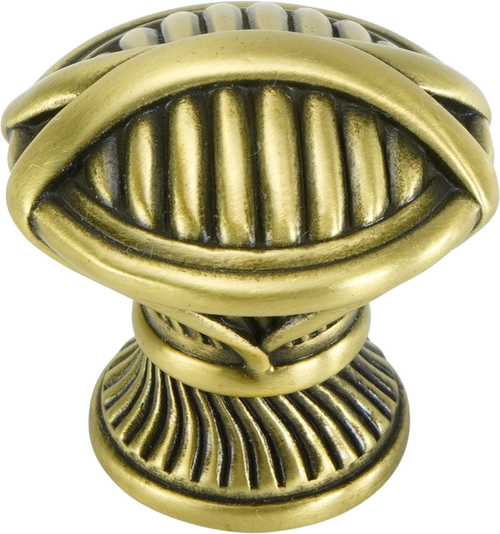 Edgar Berebi Westport Knob In Burnished Brass Plate 8641BB