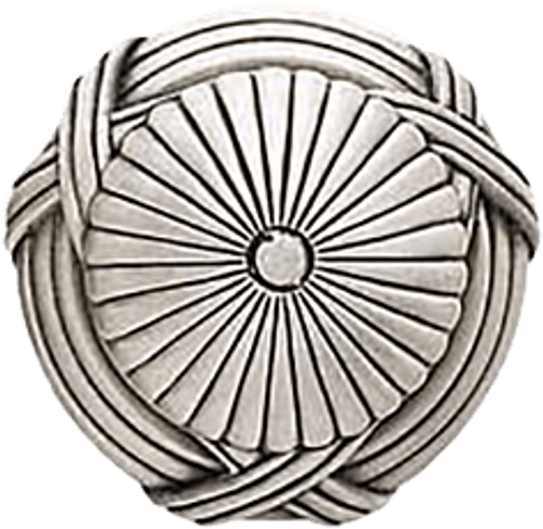 Hyde Park Knob, Burnished Silver Finish 8653-6