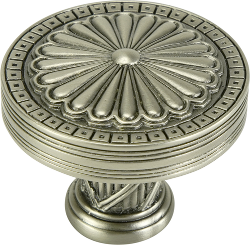 Edgar Berebi Lakewood Knob In Antique Nickel Plate 9887AN