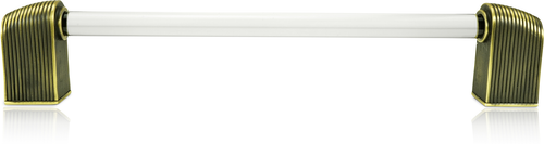 Urban Metro Oxford Ii 10'' cc Appliance Pull; Burnish Brass Plate G101600/BB