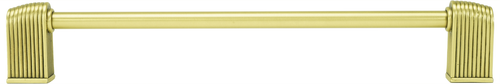 Urban Metro Oxford 8'' cc Pull; Burnish Brass Plate 101378/BB