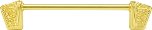 Urban Metro Rivoli 6'' cc Pull; Satin Gold Plate 101386/SG
