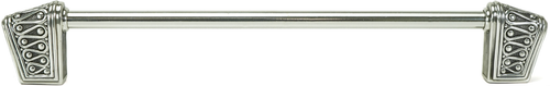 Urban Metro Rivoli 8'' cc Pull; Burnish Silver Plate 101388/BS