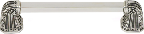 Urban Metro Saville 6'' cc Pull; Burnish Silver Plate 101436/BS