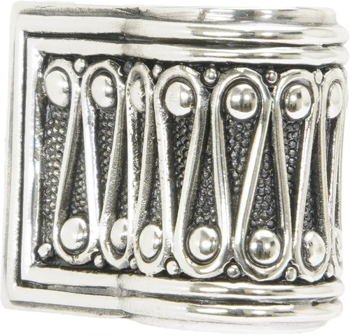 Urban Metro Rivoli Knob; Burnish Silver Plate 101491/BS