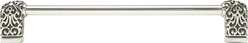 Urban Metro Via Veneto 8'' cc Pull; Burnish Silver Plate 102038/BS