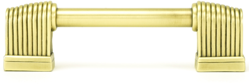 Urban Metro Oxford 3'' cc Knob-pull; Burnish Brass Plate 102413/BB