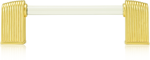 Urban Metro Oxford Ii 4'' cc Knob-pull; Satin Gold Plate G101374/SG