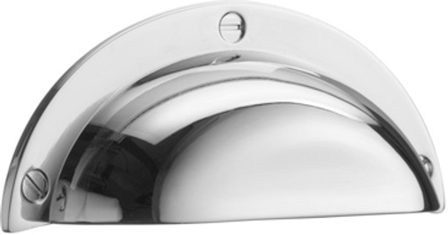 Beslagsboden Cup pull- polished chrome BK633
