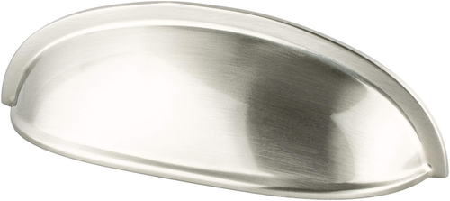 Folklore 3in. CC Brushed Nickel Cup Pull 8340-1BPN-P