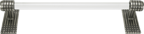 Wilton 24'' Large Towel Bar, Acrylic Handle, Antique Nickel Finish 2100/24/AN