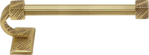 Sutton 8'' Hand Towel Bar Right, Reeded Handle, Museum Gold Finish 2209R/MG
