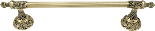 Hampton Crystalized 24'' Towel Bar, Decorated With Light Colorado Topaz Swarovski Crystals, Florentine Gold Finish 2550/24/FG