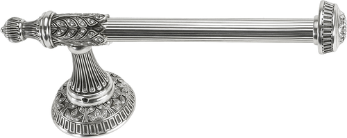 Hampton Crystalized Tissue Bar Right, Decorated With Clear Swarovski Crystals, Burnished Silver Finish 2558/16