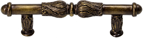 Acanthus 3'' cc pull with feather scroll 1050-3