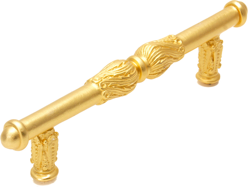 Acanthus 3'' cc pull with feather scroll 1050-8