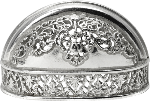 Juliane Grace 3'' cup pull in Platinum. 150-24