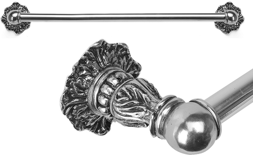 Acanthus 24'' cc towel bar Renaissance style with 5/8'' smooth center 1639-9