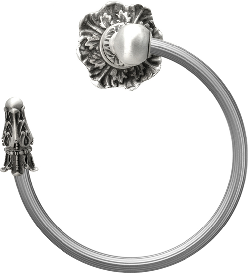 Acanthus swing towel reeded ring left Renaissance style 1645R-11