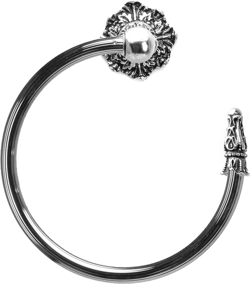 Acanthus swing towel reeded ring left Renaissance style 1645R-9
