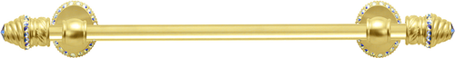 Cache Caché II 16'' cc towel bar with 80 rivoli Swarovski Aurore Boreale Crystals with 5/8'' smooth center 1810-8AB