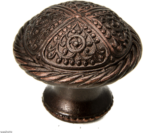 Millennium large knob with rope border 327-22