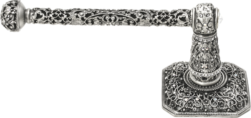 Juliane Grace tissue bar left with Swarovski Clear Crystals 4072-11C