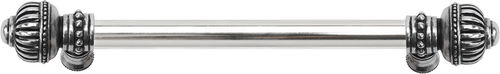 Cricket Cage 9'' cc with 5/8'' smooth center long pull large finial in Chalice. 5571-9