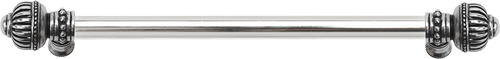Cricket Cage 12'' cc with 5/8'' smooth center long pull large finial in Chalice. 5572-9