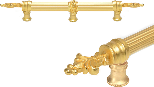 Charlemagne 9'' cc w/ 5/8'' reeded center long pull w/ center brace 5656R-8