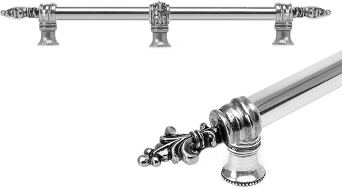 Charlemagne 12'' cc w/ 5/8'' smooth center long pull w/ center brace 5657-9