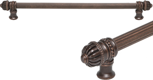 Cricket Cage 22'' cc with 5/8'' reeded center long pull small finial 5684R-22