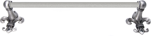 Charlemagne 36'' o.c towel Bar with 5/8'' reeded center 568R-11