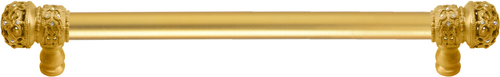 Juliane Grace 12'' cc with 5/8'' smooth center long pull small finial w/ 52 Swarovski Clear & Aurore Boreale Crystals 5702-8CAB