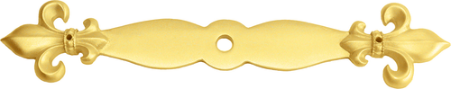 Charlemagne large escutcheon with large Fleur De Lys on ends 583-8