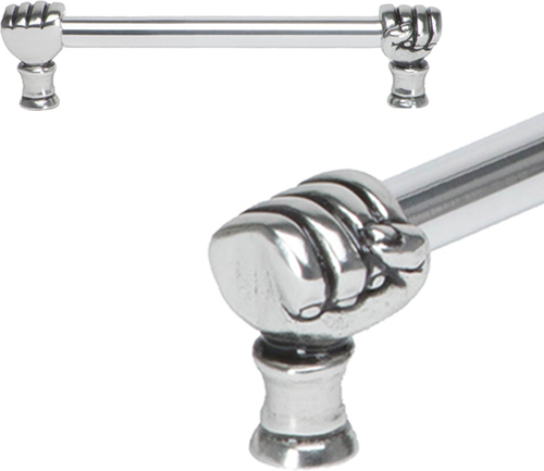Carpe Diem fist 6'' cc imately w/ 1/2'' smooth round bar long pull 628S-9