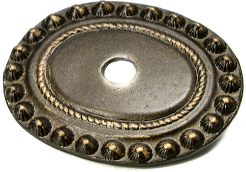 Classic/Beaded Beaded small oval escutcheon 684-3