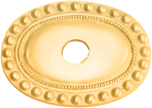Classic/Beaded Beaded small oval escutcheon 684-8