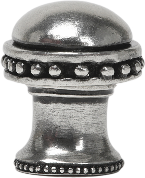 Classic/Beaded Classic medium round knob w/ beaded rim 707B-9