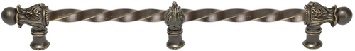Acanthus 18'' cc with 3/8'' twist bar Romanesque style with center brace 783-3